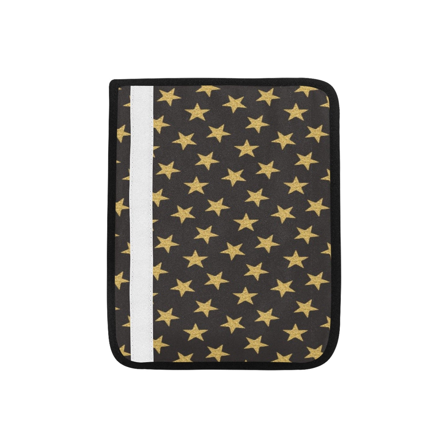 Star Gold Print Design LKS302 Car Seat Belt Cover
