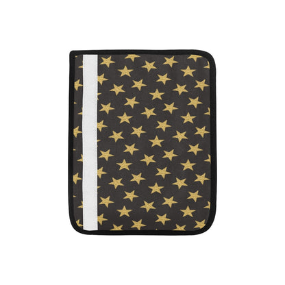 Star Gold Print Design LKS302 Car Seat Belt Cover