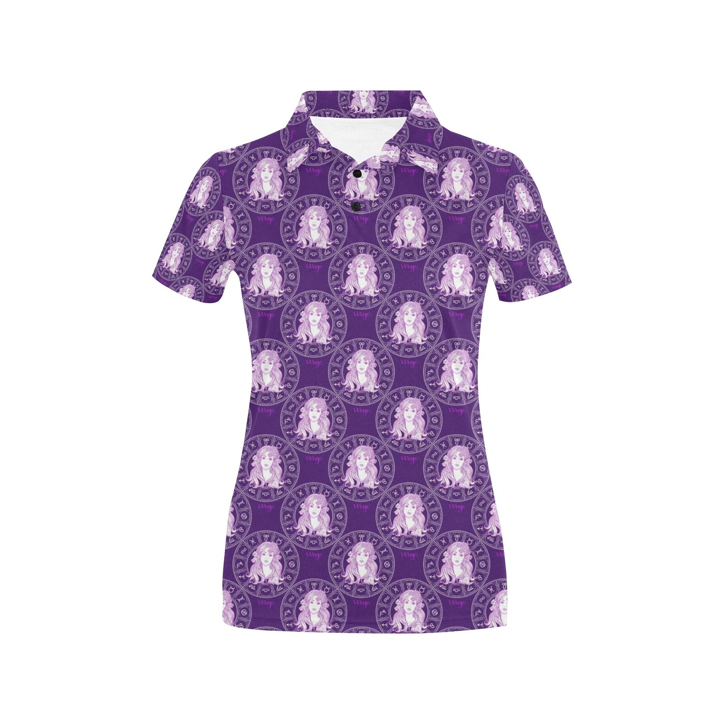 Virgo Print Design LKS301 Women's Polo Shirt