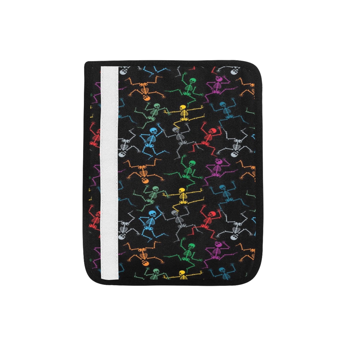 Skeleton Colorful Print Design LKS302 Car Seat Belt Cover
