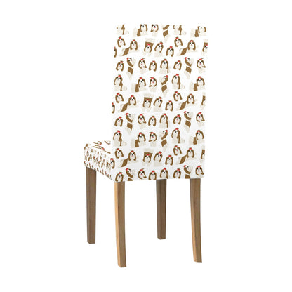 Shih Tzu Print Design LKS302 Dining Chair Slipcover