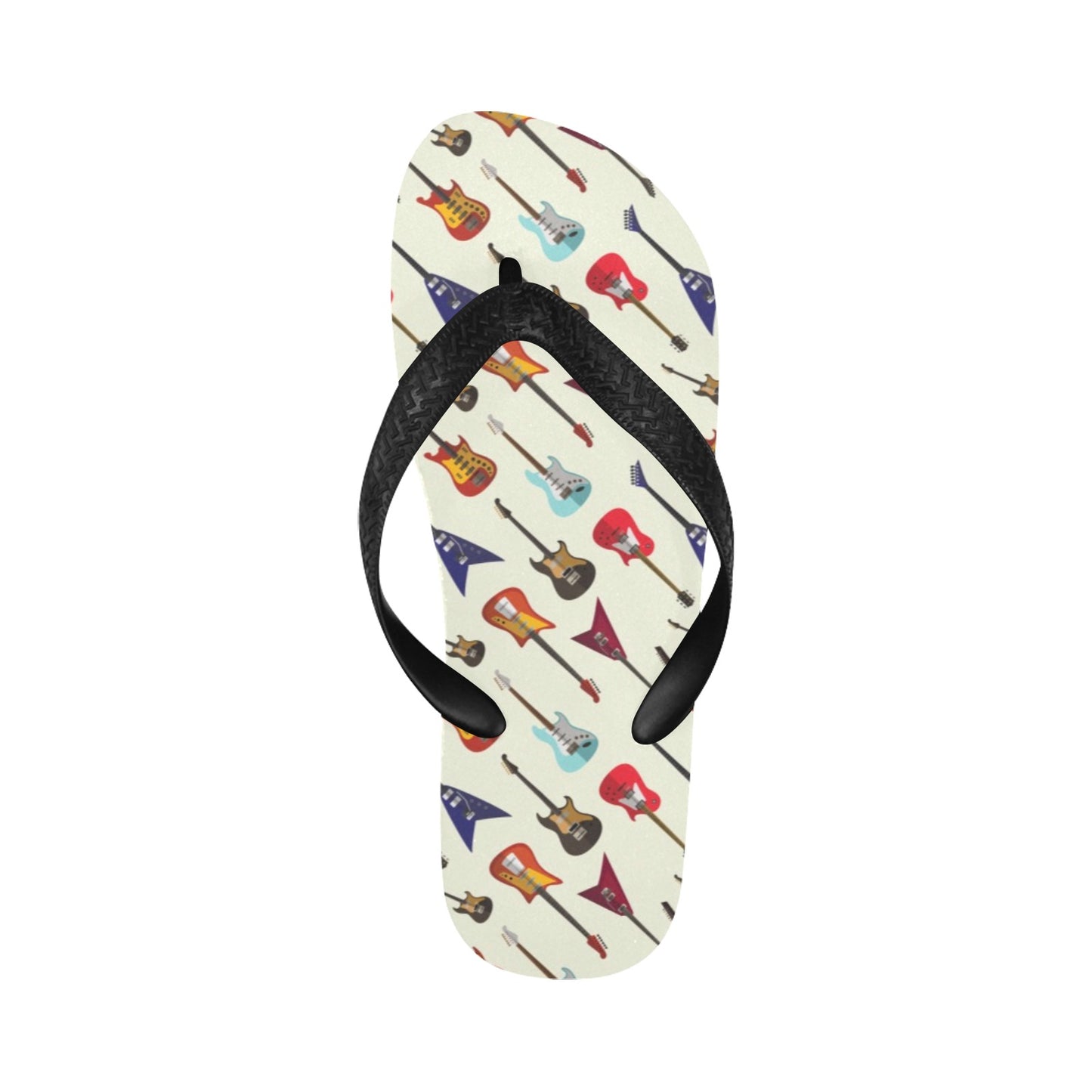Electric Guitar Print Design LKS404 Flip Flops