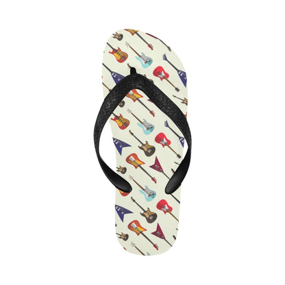 Electric Guitar Print Design LKS404 Flip Flops