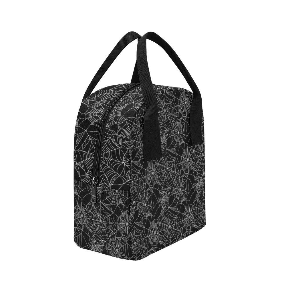 Spider Web Print Design LKS301 Insulated Lunch Bag