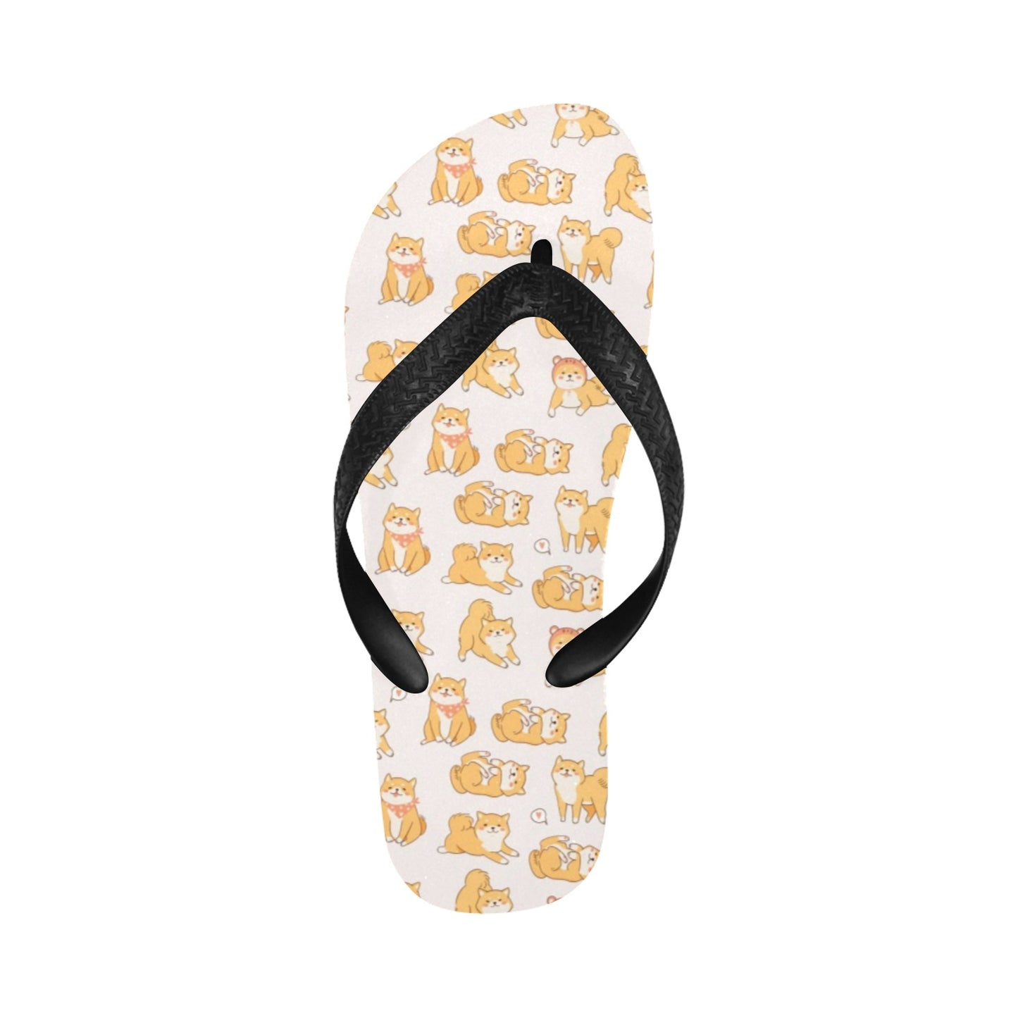 Shiba Inu Print Design LKS308 Flip Flops