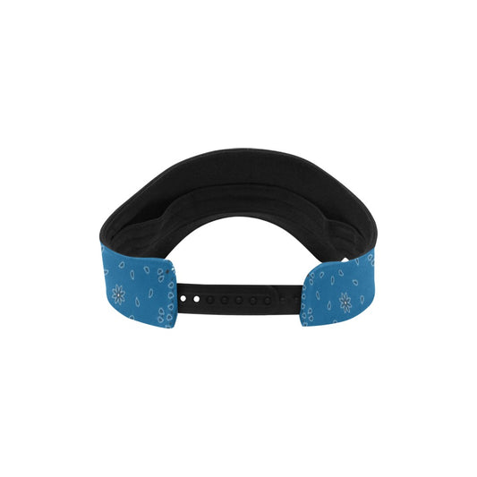 Bandana Blue Print Design LKS301 Unisex Sun Visor