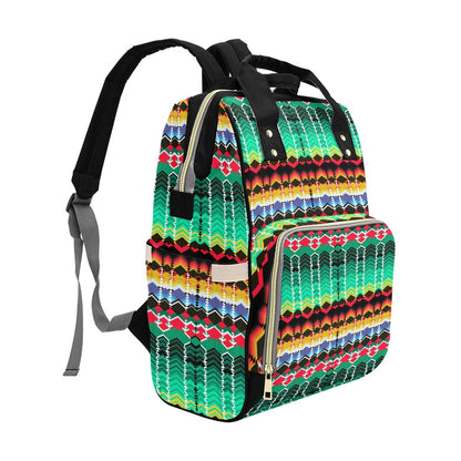 Serape Print Design LKS307 Diaper Bag Backpack