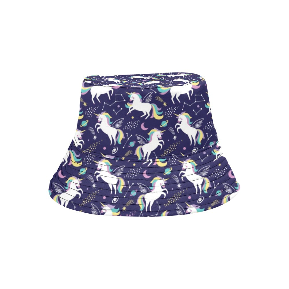 Unicorn Print Design LKS305 Unisex Bucket Hat