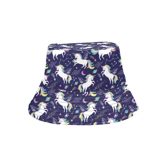Unicorn Print Design LKS305 Unisex Bucket Hat