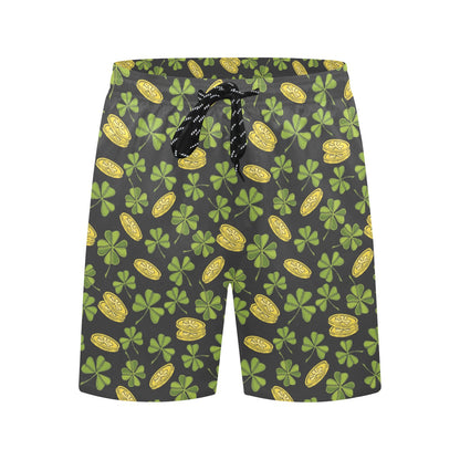 St Patricks Day Print Design LKS305 Men's Swim Trunks Beach Shorts