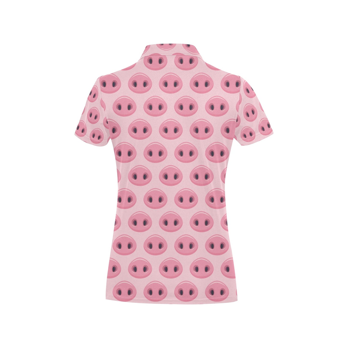 Pig Print Design LKS401 Women's Polo Shirt