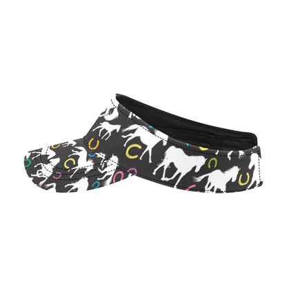 Horse Hoof Colorful Print Design LKS301 Unisex Sun Visor