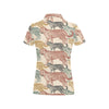 Jaguar Pattern Print Design 01 Women's Polo Shirt