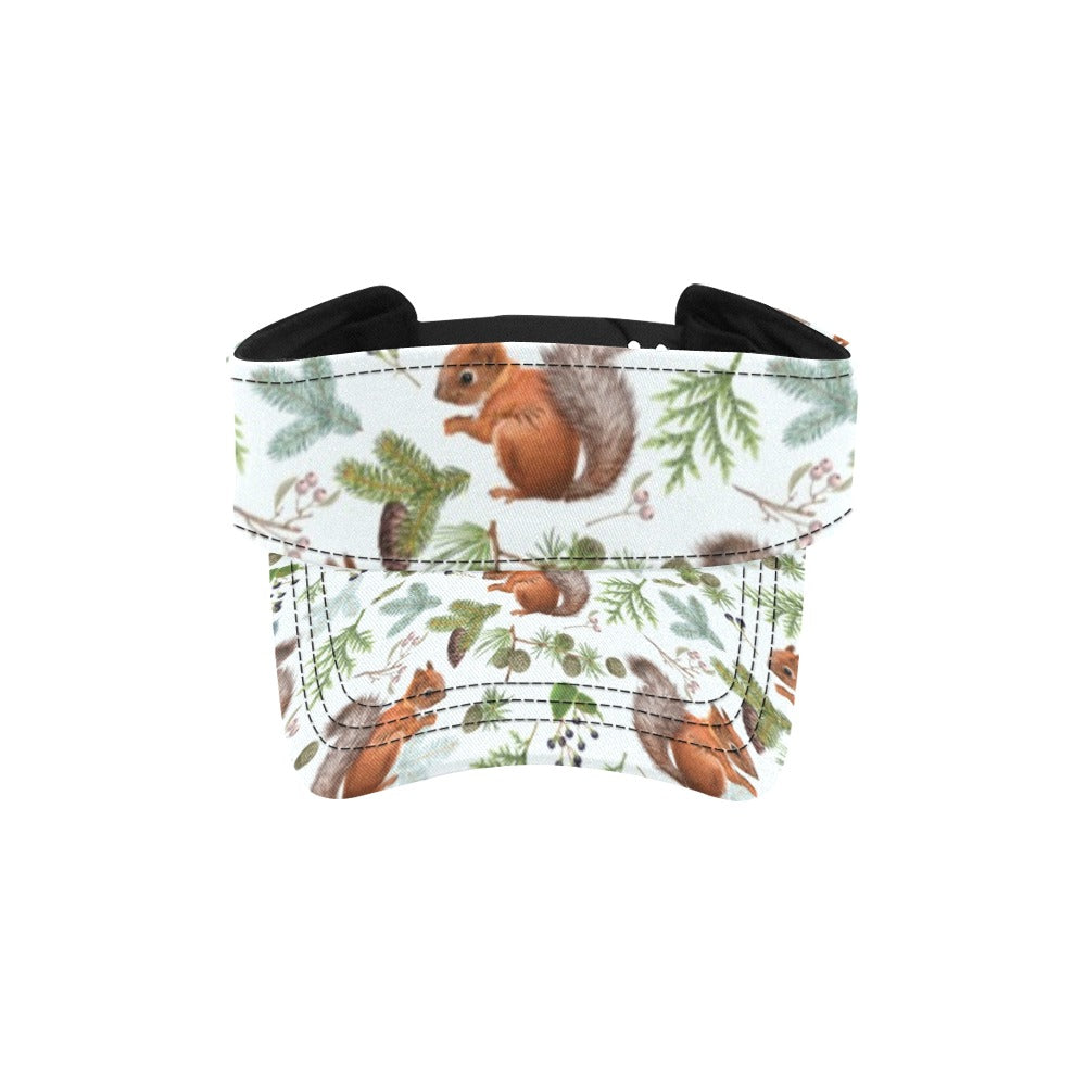 Squirrel Print Design LKS308 Unisex Sun Visor