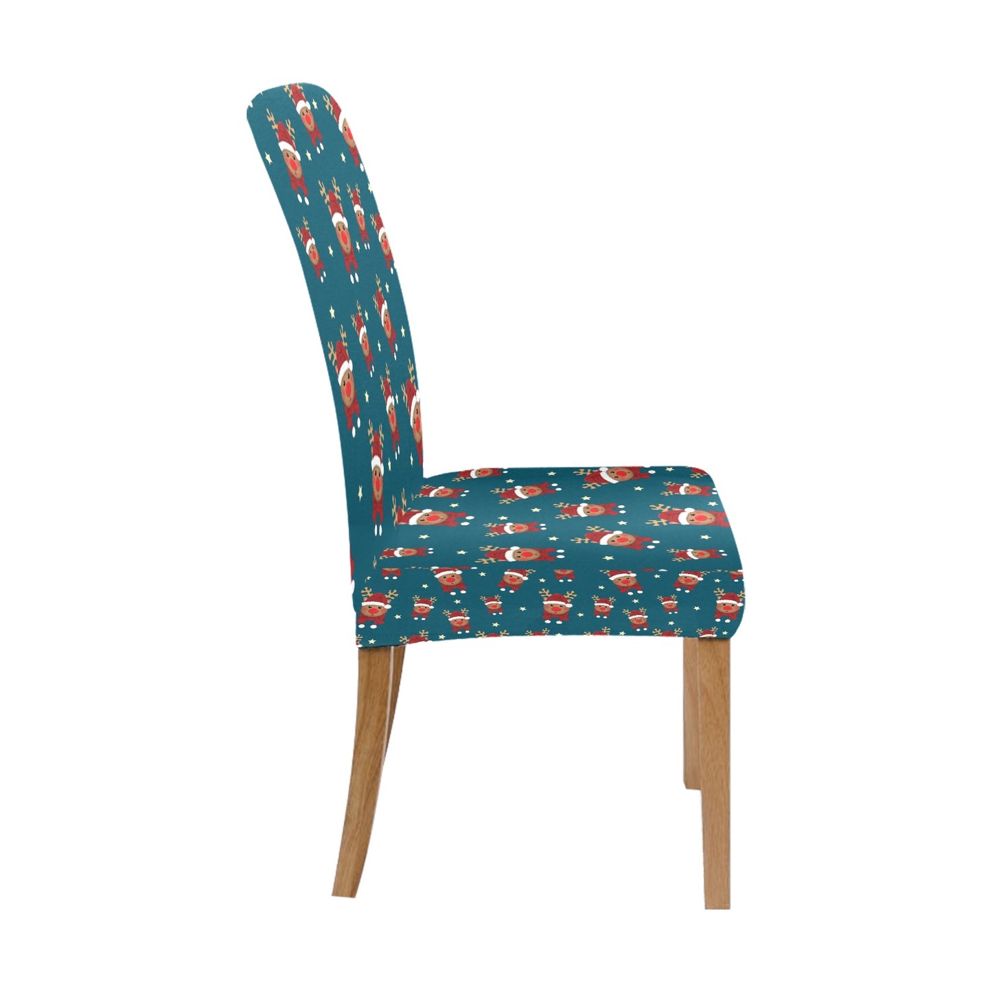 Reindeer Print Design LKS406 Dining Chair Slipcover
