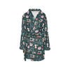 Sewing Equipment Print Design LKS307 Women's Fleece Robe