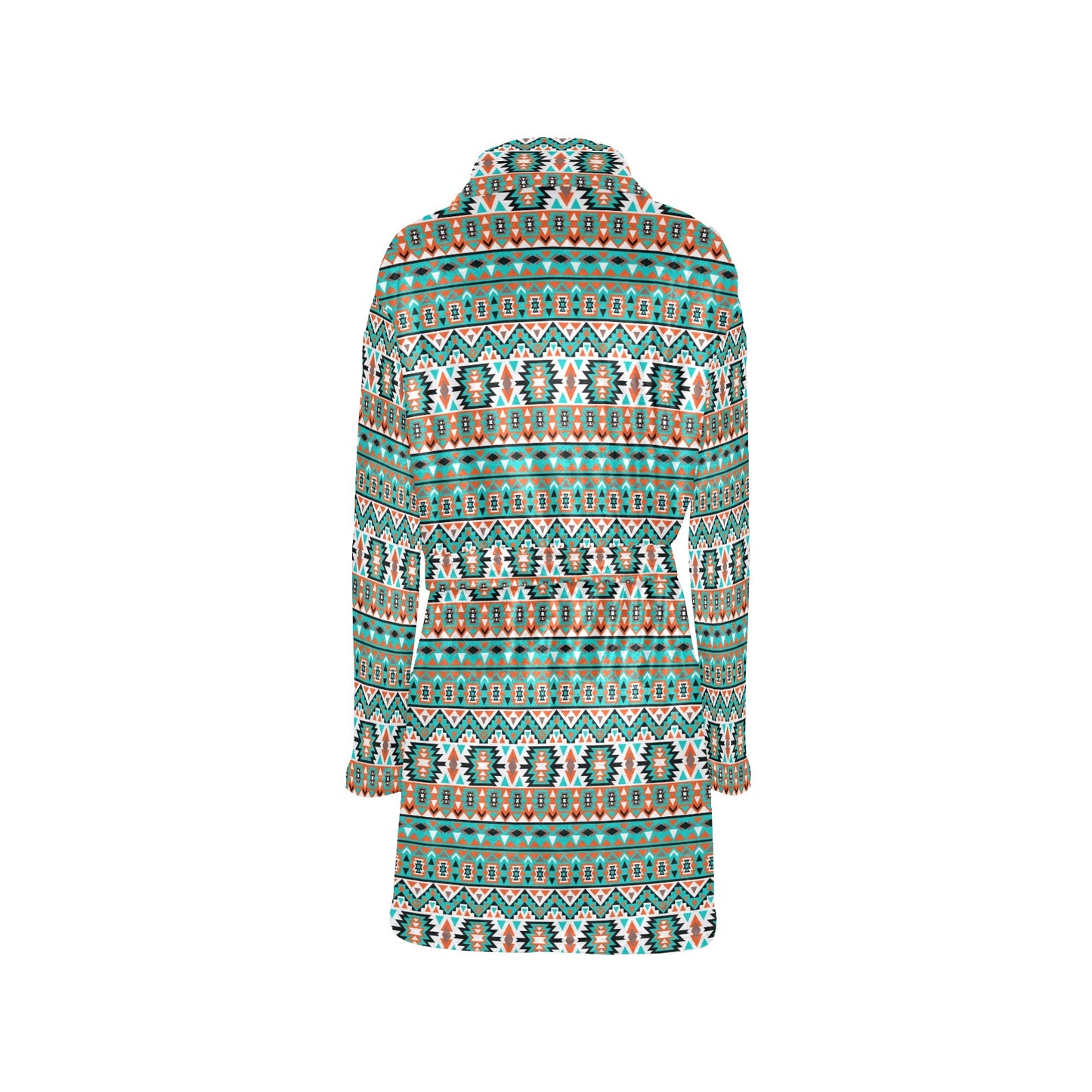 Indian Navajo Ethnic Themed Design Print Women's Fleece Robe