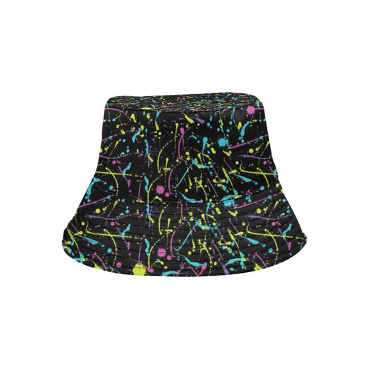 Splatter Multicolor Print Design LKS302 Unisex Bucket Hat