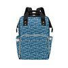 Salmon Fish Print Design LKS301 Diaper Bag Backpack