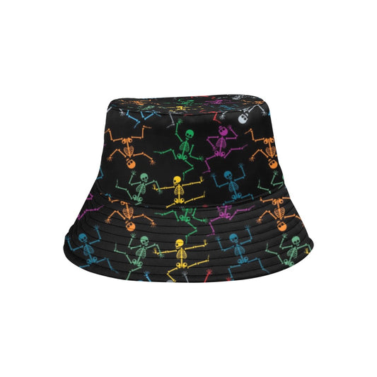 Skeleton Colorful Print Design LKS302 Unisex Bucket Hat