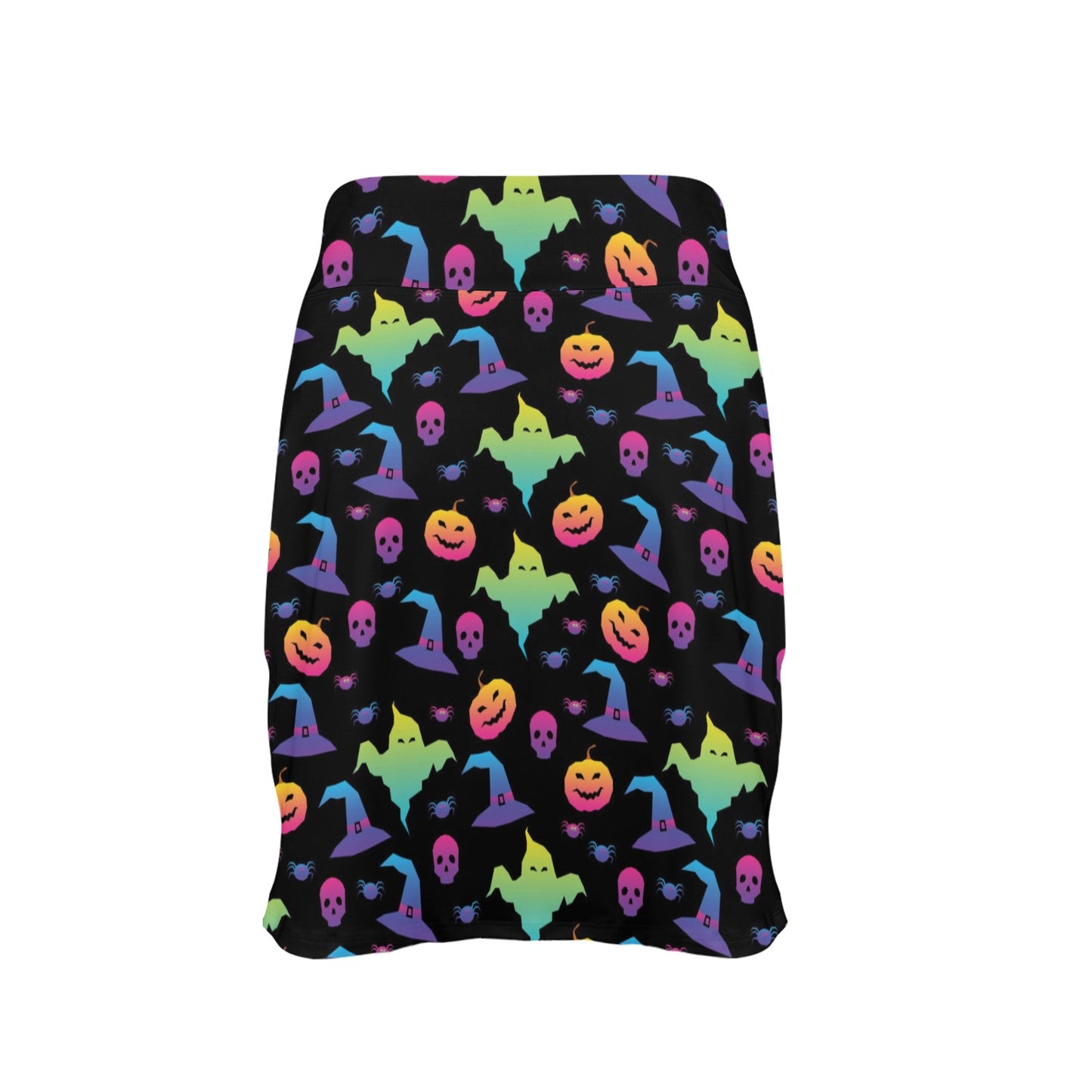 Halloween Print Design LKS404 17" Golf & Pickleball Skort with Pockets