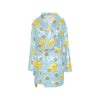 Bee Cute Print Design LKS304 Women's Fleece Robe