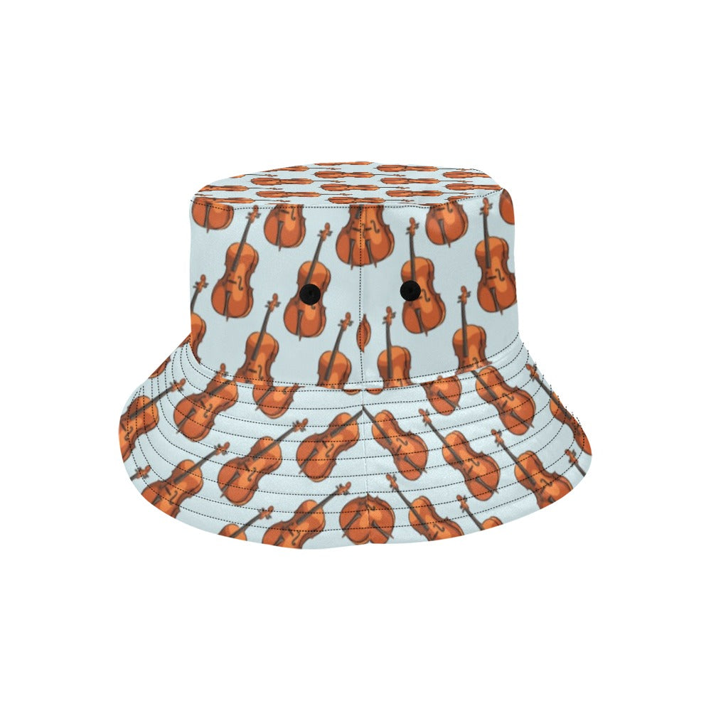 Violin Print Design LKS406 Unisex Bucket Hat
