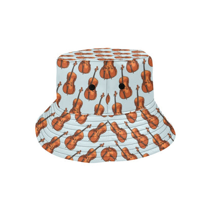 Violin Print Design LKS406 Unisex Bucket Hat