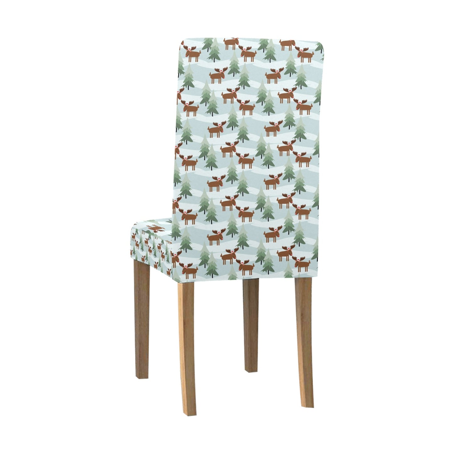 Moose Print Design LKS402 Dining Chair Slipcover