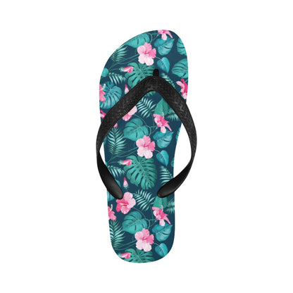 Summer Floral Print Design LKS301 Flip Flops
