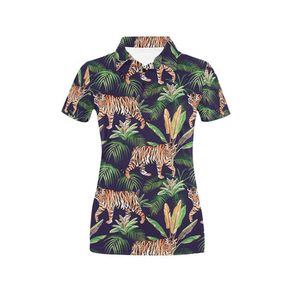 Tiger Jungle Women's Polo Shirt