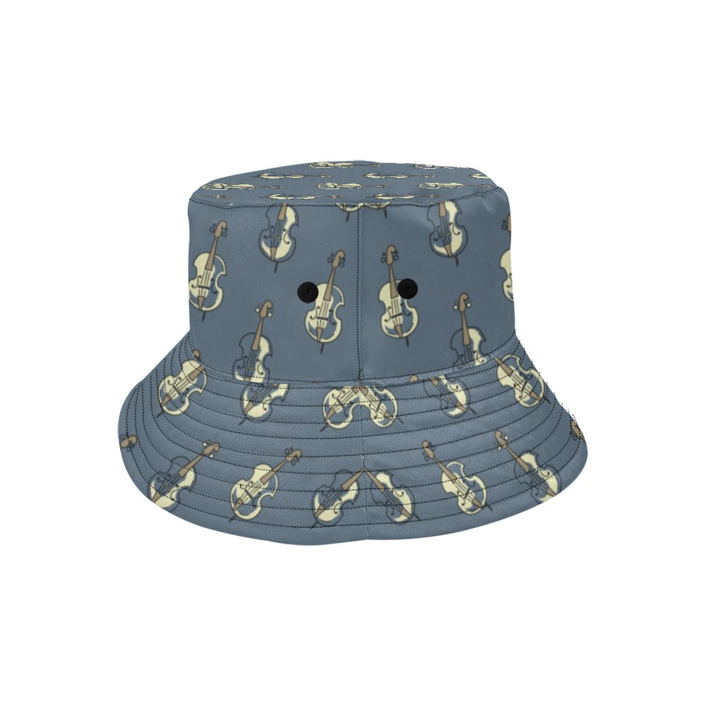 Violin Print Design LKS403 Unisex Bucket Hat