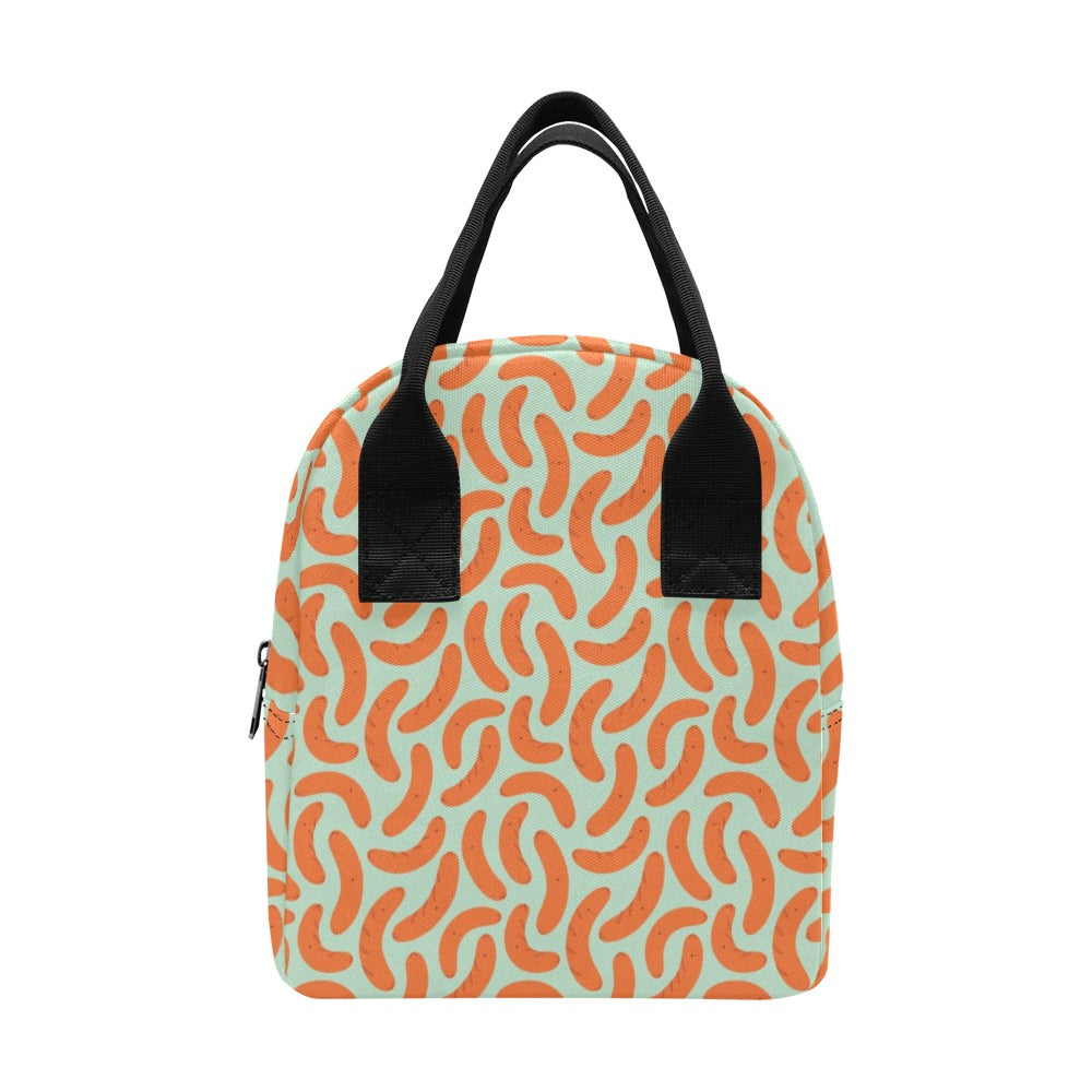Sausage Print Design LKS304 Insulated Lunch Bag