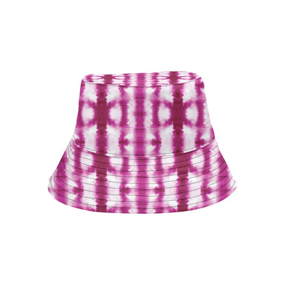 Tie Dye Dark Pink Print Design LKS303 Unisex Bucket Hat