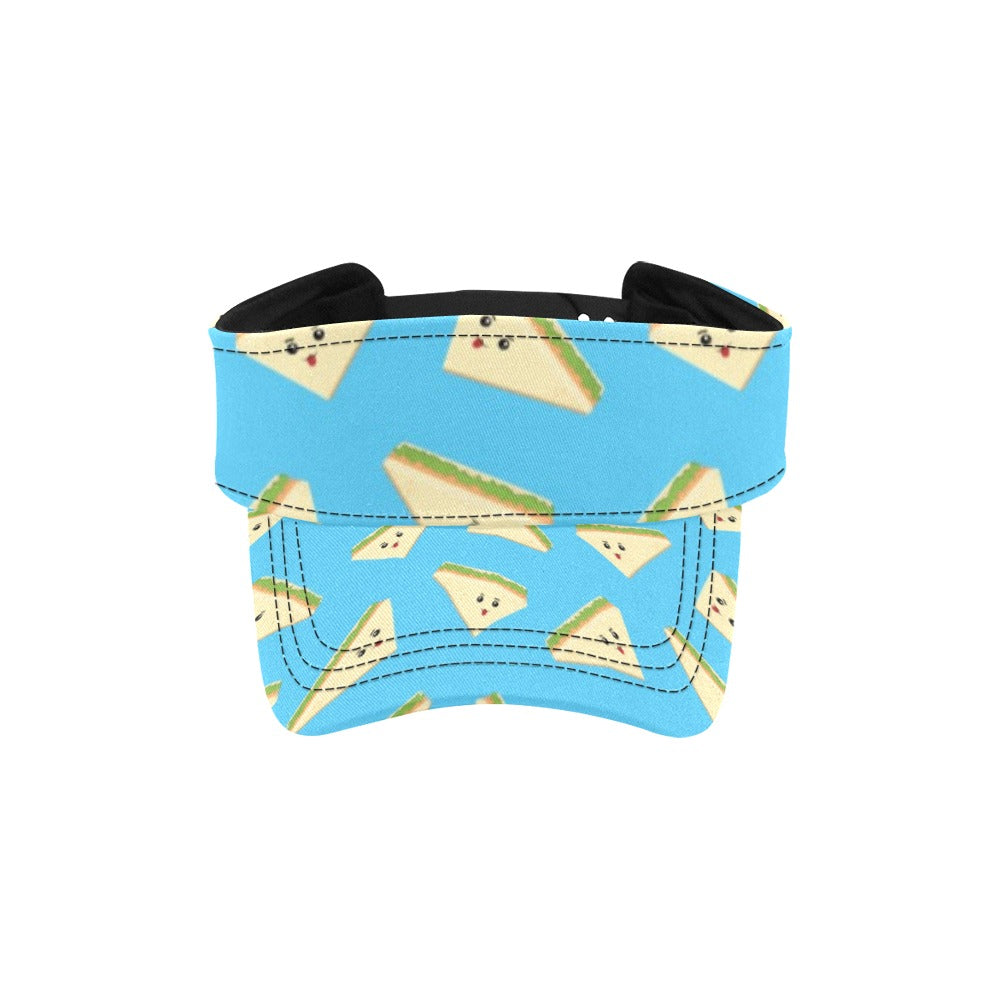 Sandwich Emoji Print Design LKS305 Unisex Sun Visor