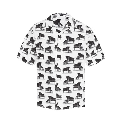 Piano Print Design LKS401 Men's Men's Hawaiian Shirt