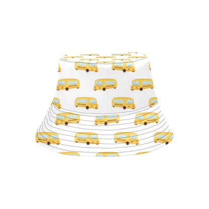 School Bus Print Design LKS306 Unisex Bucket Hat