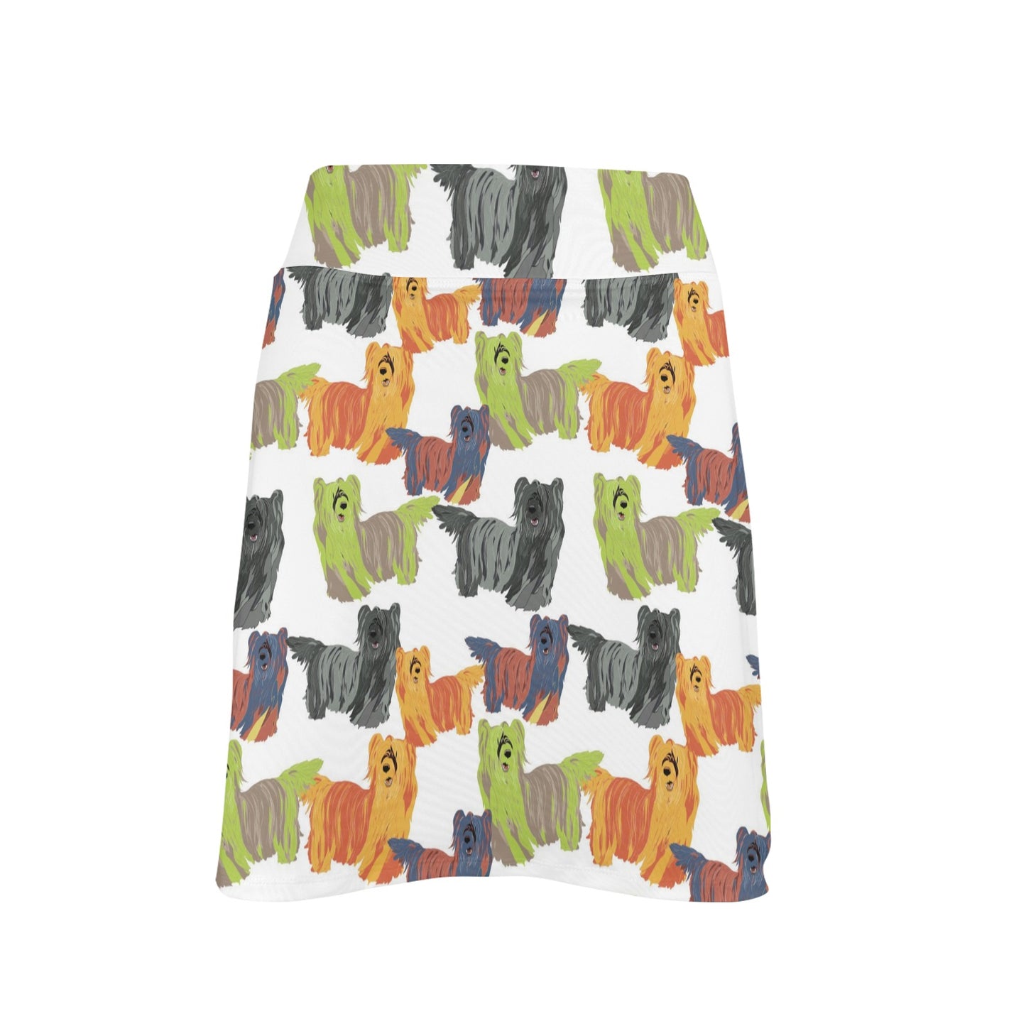 Skye Terriers Print Design LKS301 17" Golf & Pickleball Skort with Pockets