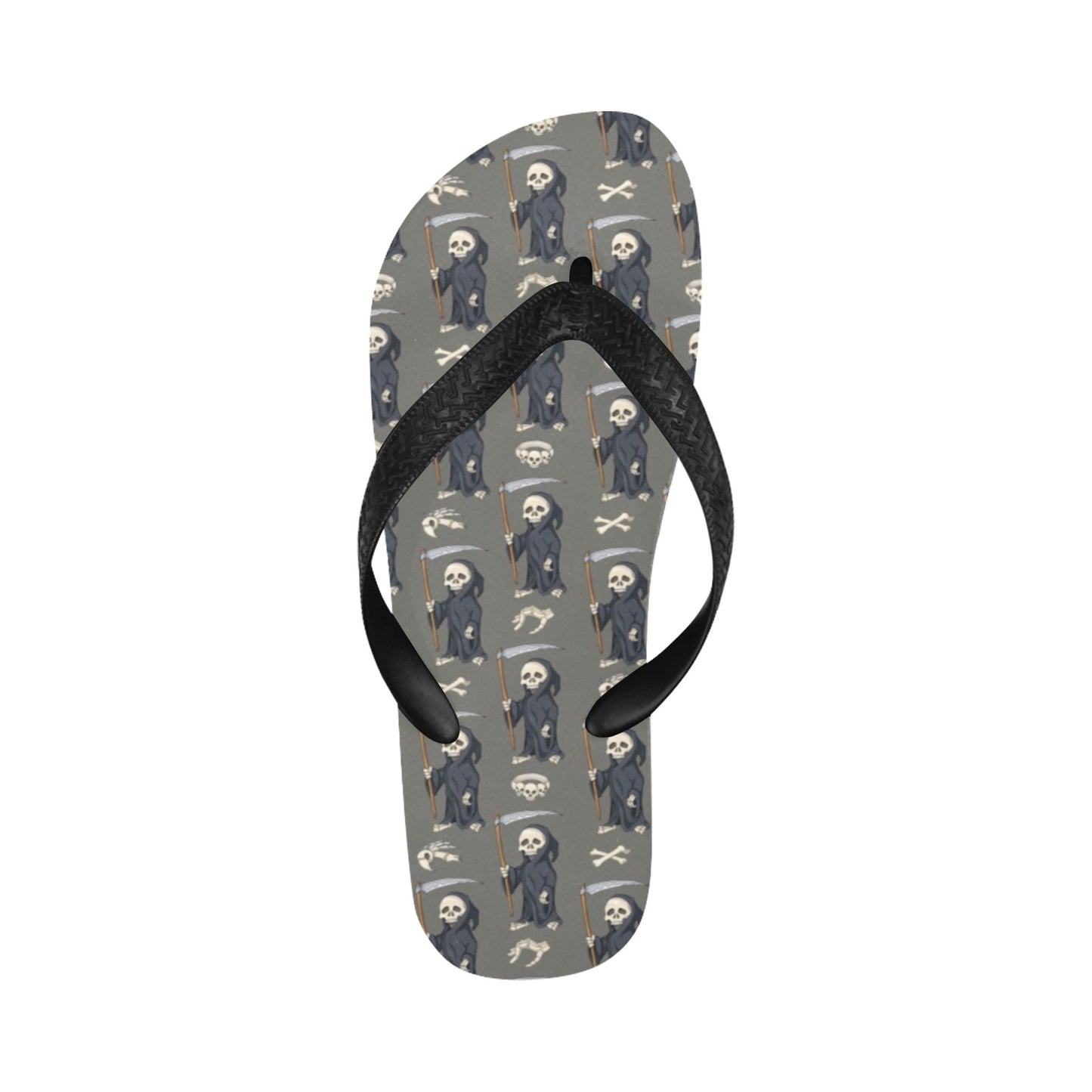 Skeleton Print Design LKS308 Flip Flops