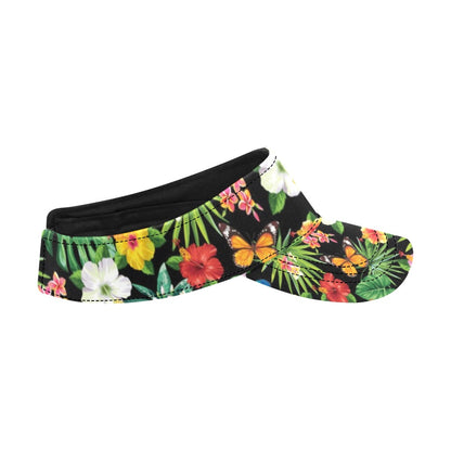 Hibiscus With Butterfly Print Design LKS305 Unisex Sun Visor