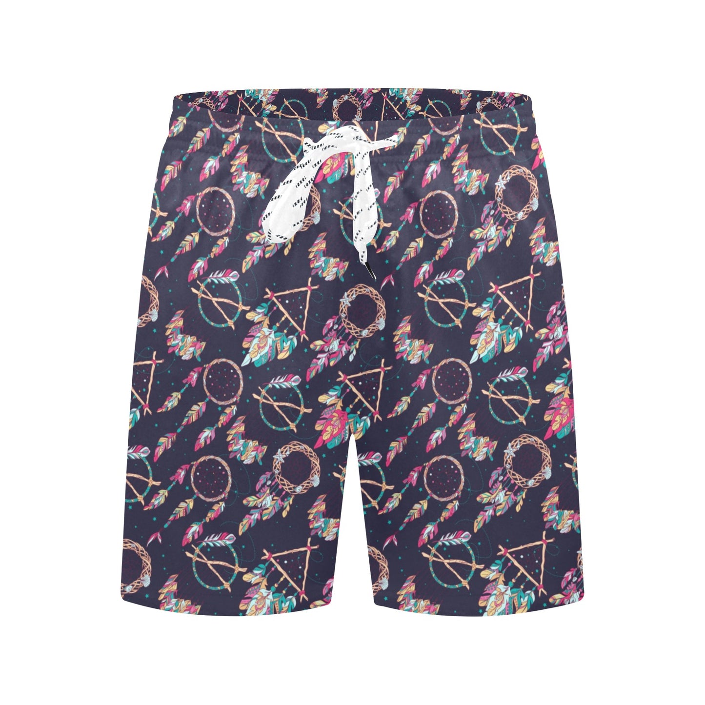 Boho Dream Catcher Colorful Men's Swim Trunks Beach Shorts
