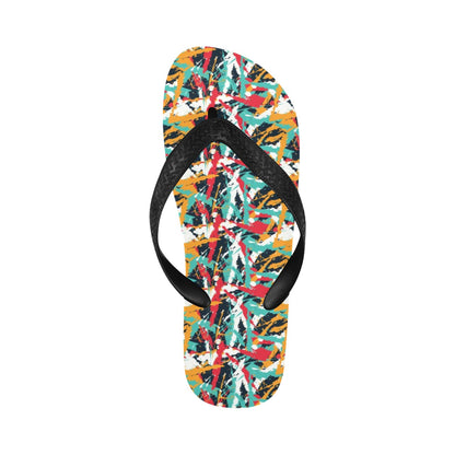 Splatter Print Design LKS304 Flip Flops