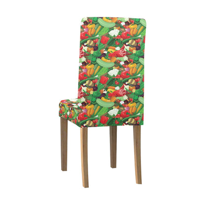 Salad Mix Vegetableprint Design LKS301 Dining Chair Slipcover