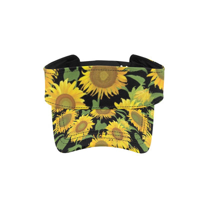 Sunflower Print Design LKS302 Unisex Sun Visor