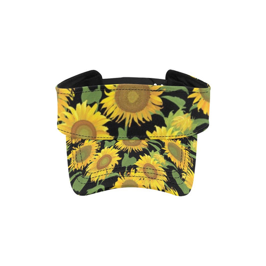 Sunflower Print Design LKS302 Unisex Sun Visor