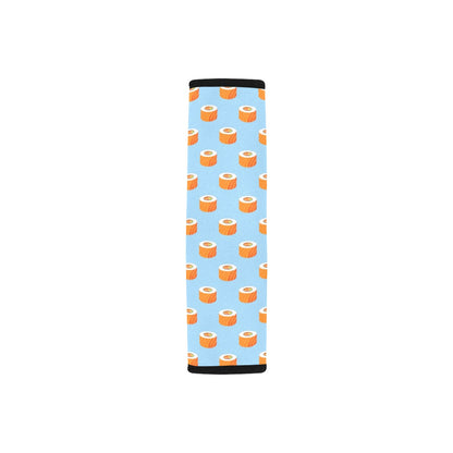 Salmon Sushi Print Design LKS307 Car Seat Belt Cover