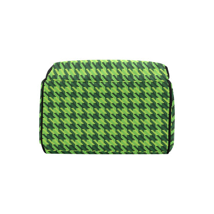 St Patricks Day Houndstooth Pattern Print LKS301 Diaper Bag Backpack