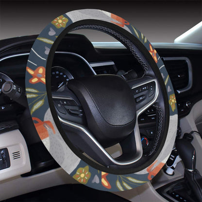 Sloth Print Design LKS303 Steering Wheel Cover with Elastic Edge