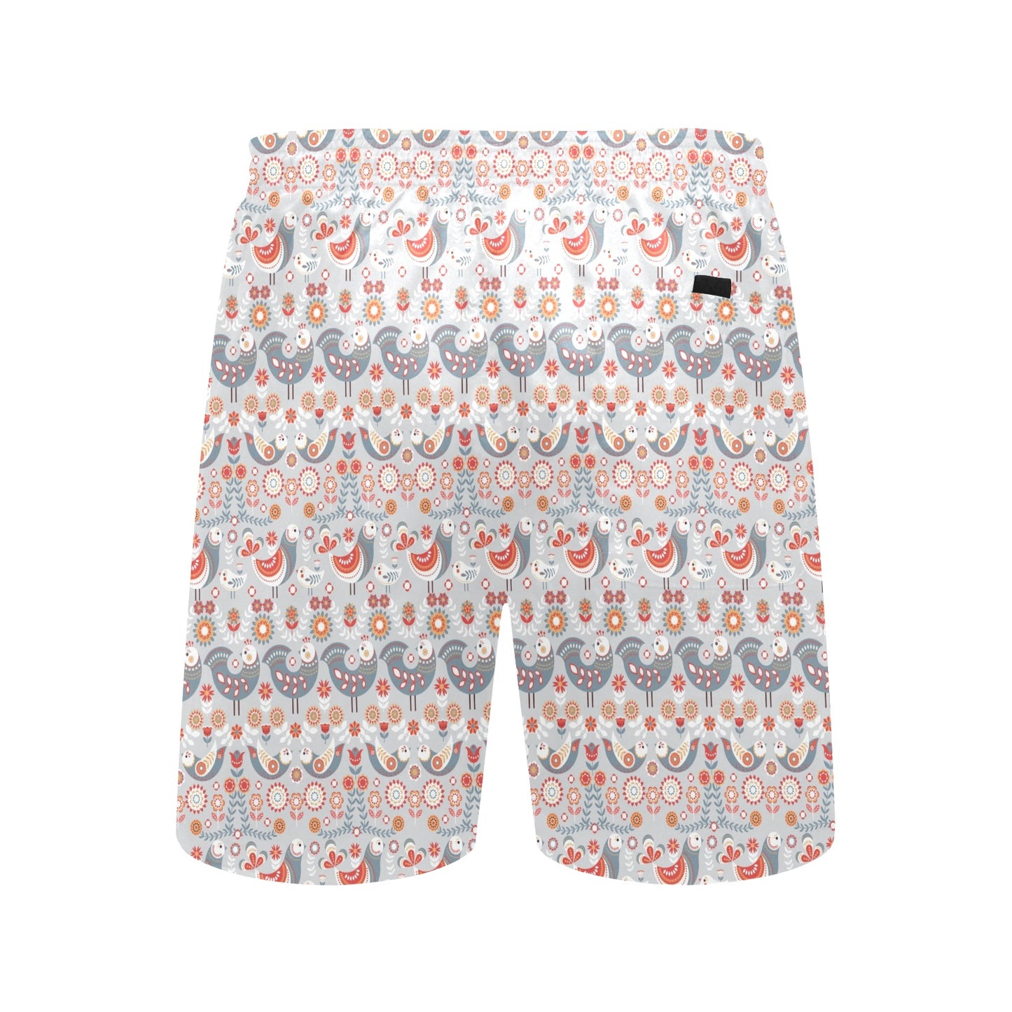 Swedish Nordic Design Print Men's Swim Trunks Beach Shorts