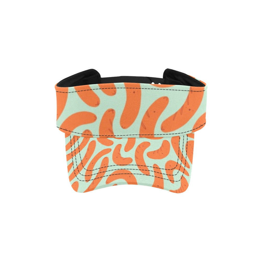 Sausage Print Design LKS304 Unisex Sun Visor